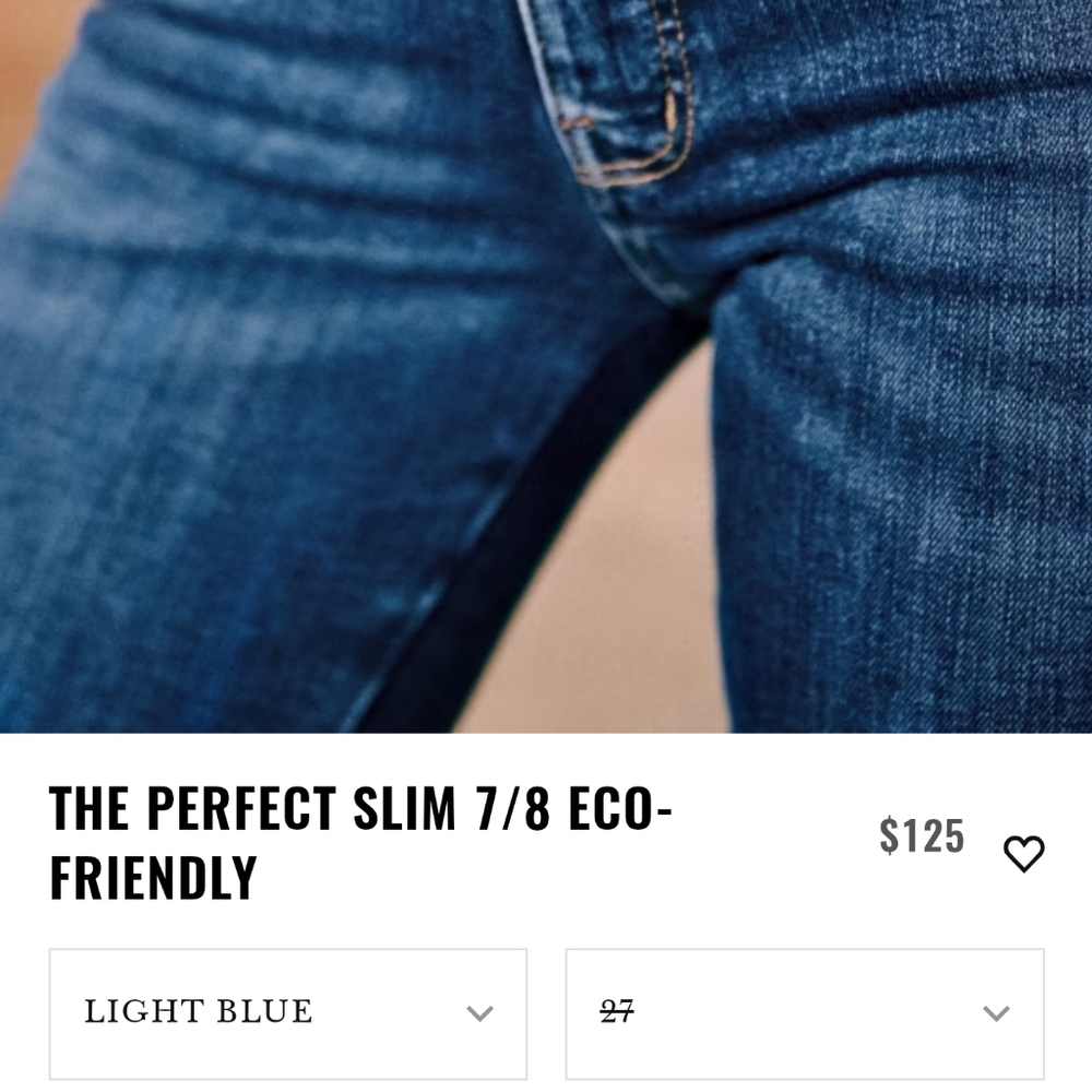 The Perfect Slim 7/8 - Eco-Friendly